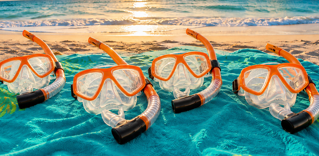Snorkeller drifting over Champagne Reef’s volcanic bubble vents, snorkelling in dominica at its most playful where warm gas percolates through the seabed.